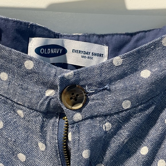 Old Navy Blue Polka Dot Shorts | Size 18 - Picture 4 of 6